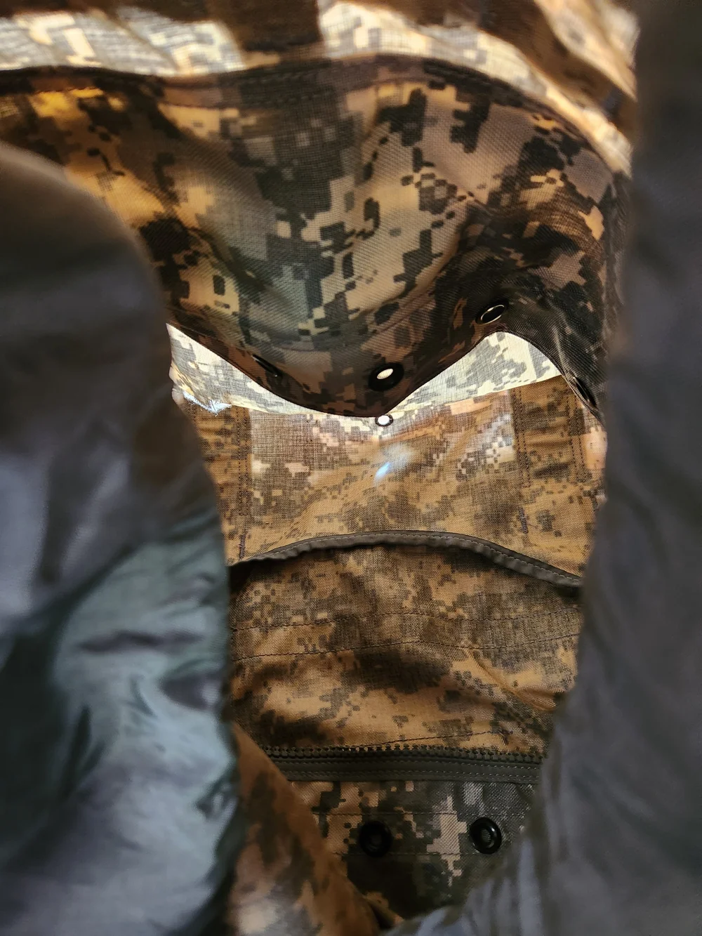 Military-Style Tactical Backpack - Digital Camo Green